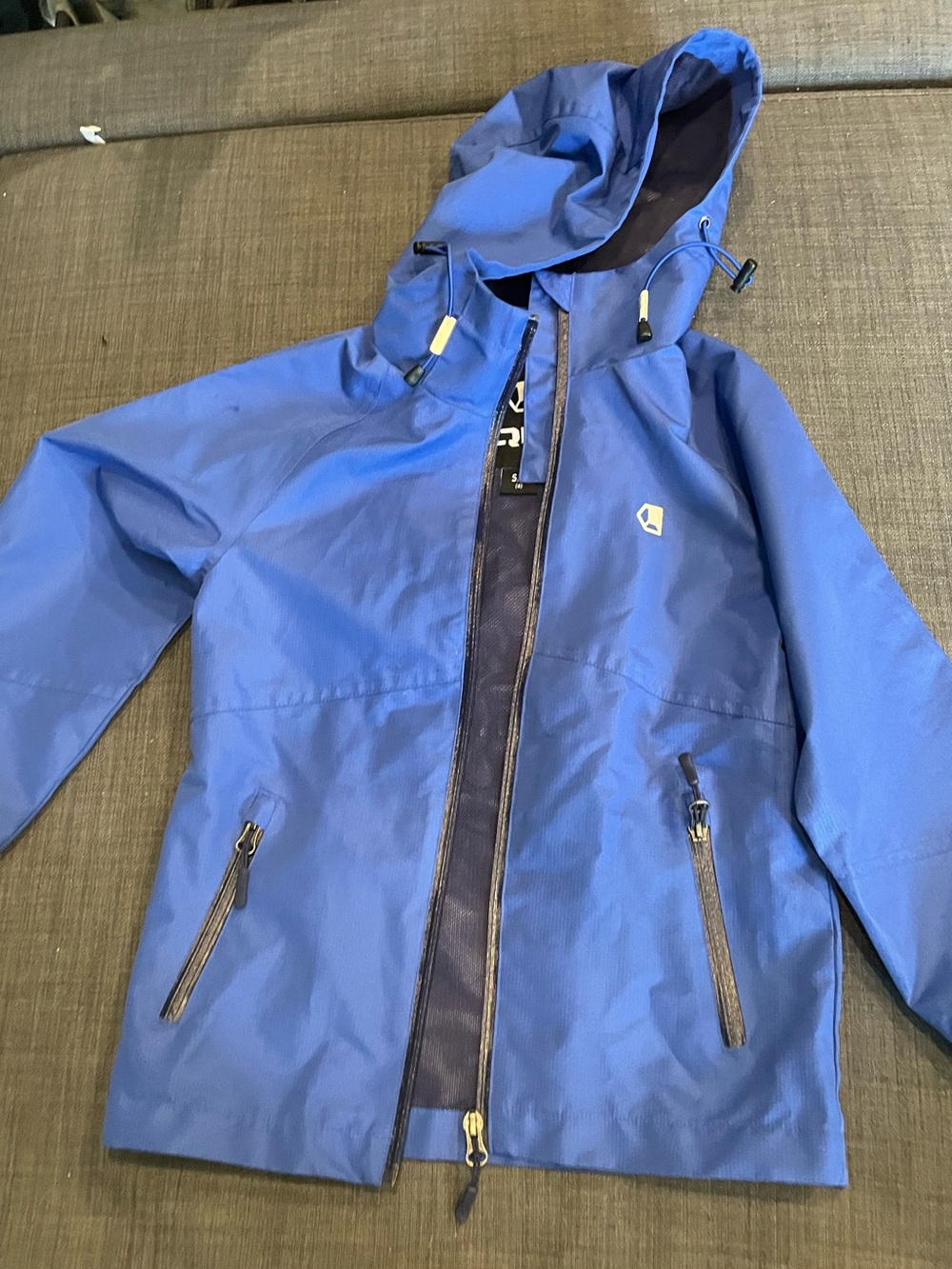 Liquid Kids Blue Hooded Jacket